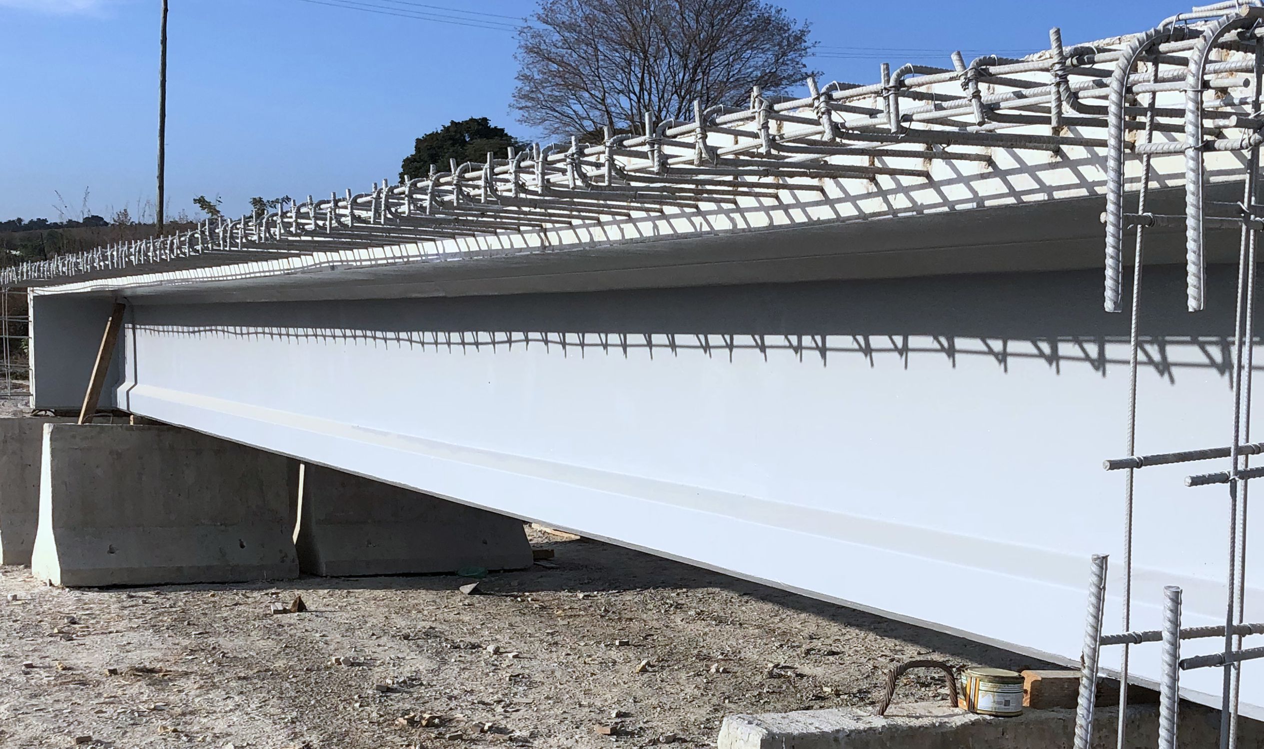 Peça especial de concreto para uso industrial